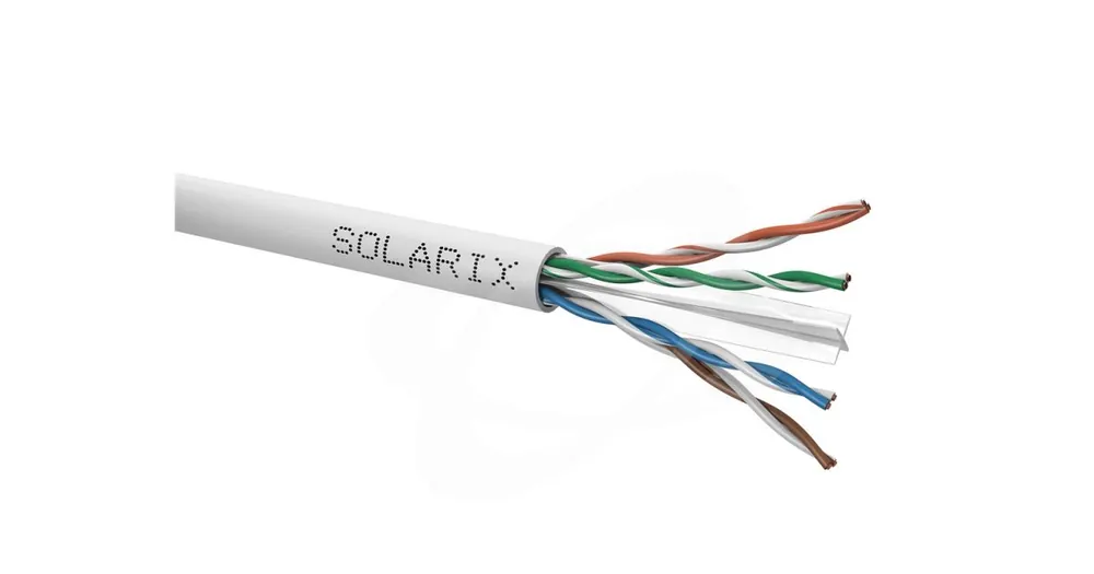 Solarix SXKD-6-UTP-PVC Datový kabel UTP CAT 6 /26100001/ (305m balení) Cenově Výhodný