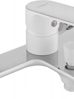 Must-Have Vanová baterie MAXMAX MEXEN ALFA s připojením na sprchu - bílá/chrom, 745730-02