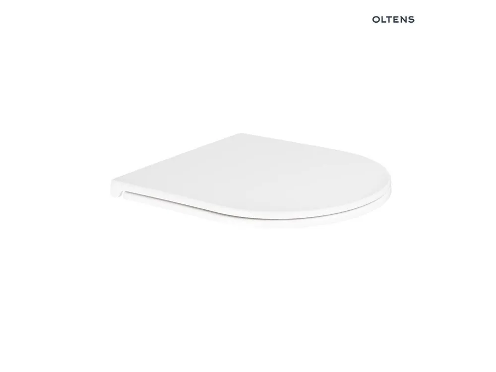 Oltens Hamnes Kort WC prkénko, tvrdé, s pomalým sklápěním, bílá 45111000 Nejlepší Cena