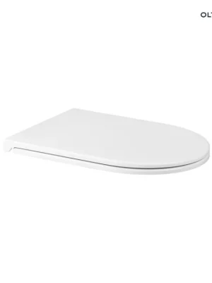 Oltens Hamnes WC prkénko, tvrdé, s pomalým sklápěním, Ovan Slim, bílá 45100000 Super Cena