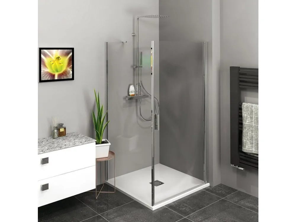 ZOOM čtvercový sprchový kout 900x900mm L/P varianta Autentický