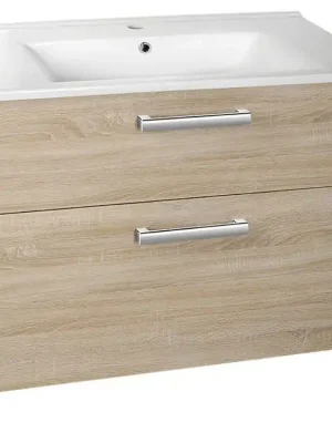 Speciální Cena VEGA umyvadlová skříňka 82x67,6x43,8cm, 2x zásuvka, dub platin