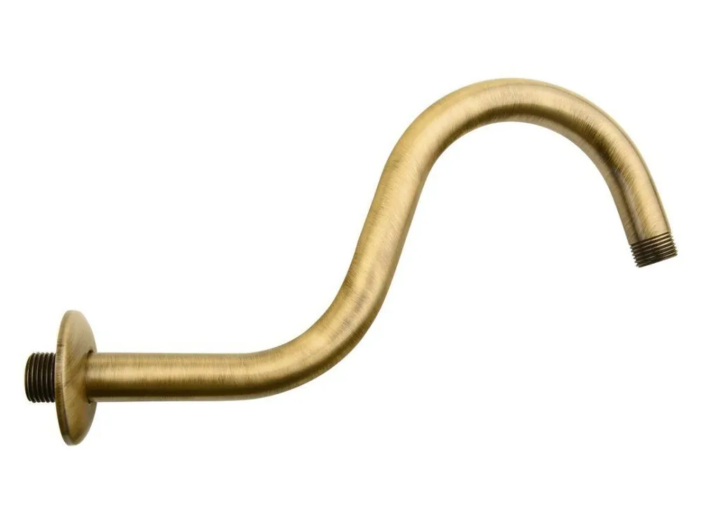 Sprchové ramínko kulaté tvar S, 300mm, bronz - koupelny-sanita.cz Must-Have