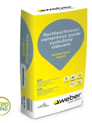 Super Cena Potěr cementový Weber bat rapid 30 Mpa 25 kg