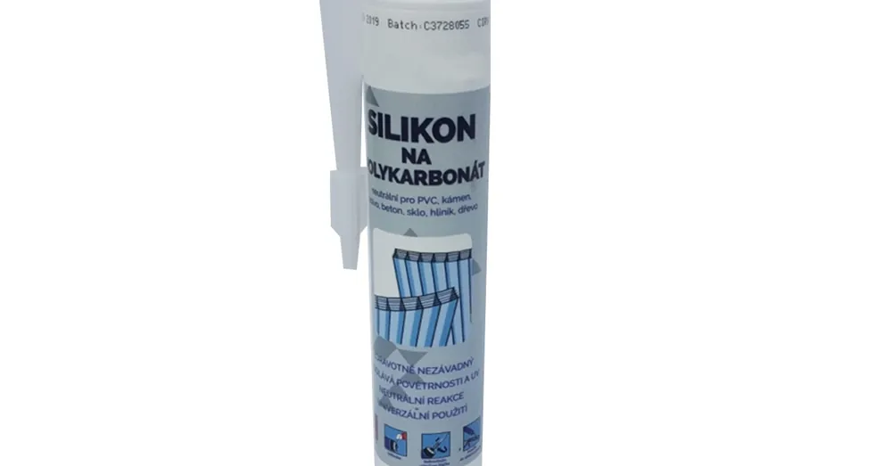 Silikon na polykarbonát Covestro transparentní 315 ml Pouze Dnes