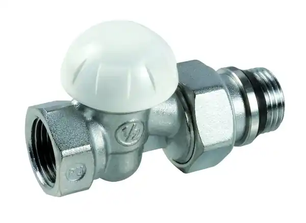 Giacomini R15TG Regulační radiátorové šroubení, přímé, chrom, gumové těsnění Cenový Hit