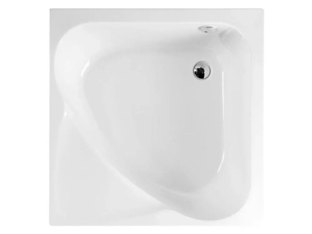 CARMEN hluboká sprchová vanička, čtverec 90x90x30cm, bílá Zlevněný