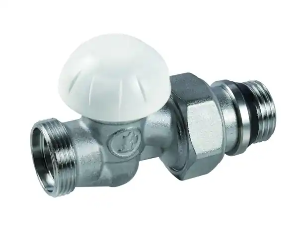 Giacomini R31TG Radiátorové šroubení regulační, přímé, pro adaptér, gumové těsnění Finální Výprodej