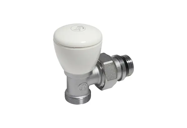 Giacomini R25TG Radiátorový ventil rohový, pro adaptér R179, R178, gumové těsnění Sezónní Sleva