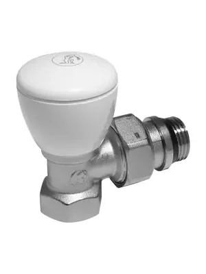 Horká Nabídka Giacomini R5TG Radiátorový ventil rohový, chrom, gumové těsnění