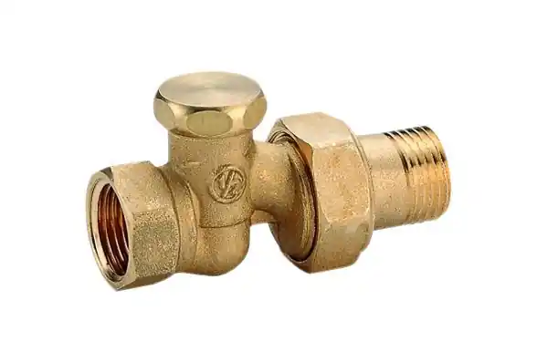 GIACOMINI R17 Regulační radiátorové šroubení, přímé, mosaz 1/2" Akční Nabídka