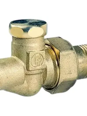 Giacomini R17C Regulační radiátorové šroubení, přímé, mosaz, pro Cu trubky Přímo Od Výrobce