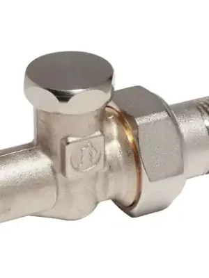 Kup Teď GIACOMINI R17C2 Regulační radiátorové šroubení, přímé, chrom, pro Cu trubky 1/2x15"