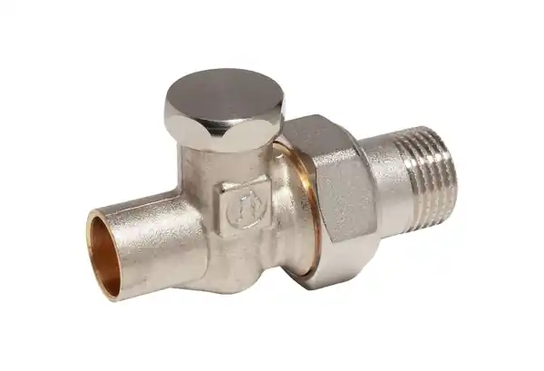 Kup Teď GIACOMINI R17C2 Regulační radiátorové šroubení, přímé, chrom, pro Cu trubky 1/2x15"