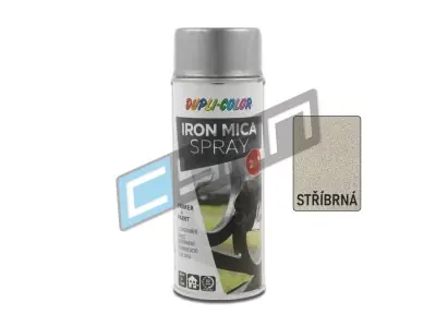 DUPLI-COLOR IRON MICA kovářská barva ve spreji STŘÍBRNÁ 400 ml Originální