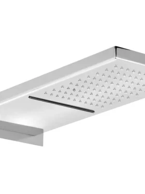 Speciální Cena Nástěnná hlavová sprcha s kaskádou, 500x200mm, nerez lesk - koupelny-sanita.cz