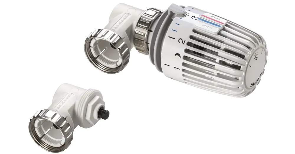 Pouze Dnes Heimeier termostatická hlavice K bílá (M30x1,5), rohová