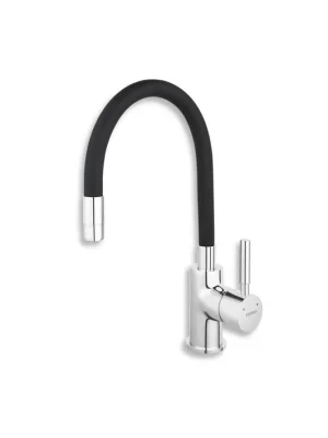 NOVASERVIS dřezová stojánková baterie s elastickým ramenem, černá-chrom, 70710,0C Cenová Bomba