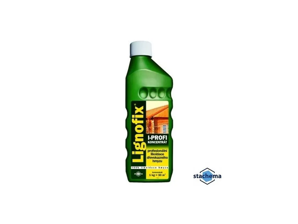 LIGNOFIX® I-PROFI 1:4 koncentrovaný přípravek k ošetření a ochraně napadeného dřeva Novinka