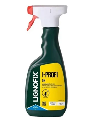 Značkový LIGNOFIX® I-PROFI-OH aplikační roztok k ošetření napadeného dřeva
