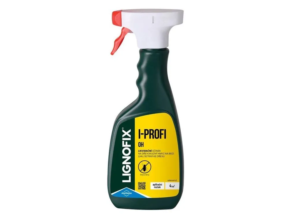 Značkový LIGNOFIX® I-PROFI-OH aplikační roztok k ošetření napadeného dřeva