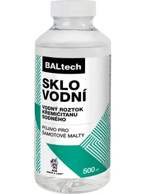 Značkový BaL vodní sklo BALTECH 0,5l