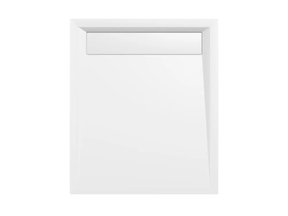 VARESA sprchová vanička z litého mramoru se záklopem, obdélník 110x90cm, bílá Nejprodávanější