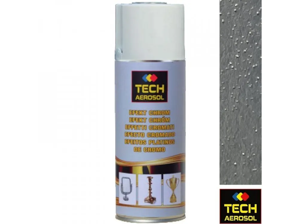Super Cena TECH AEROSOL® EFEKT CHROM Barva ve spreji, chromovaná, 400 ml