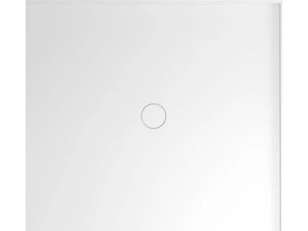 MIRAI sprchová vanička z litého mramoru, obdélník 100x90x1,8cm, pravá, bílá Doprava Zdarma