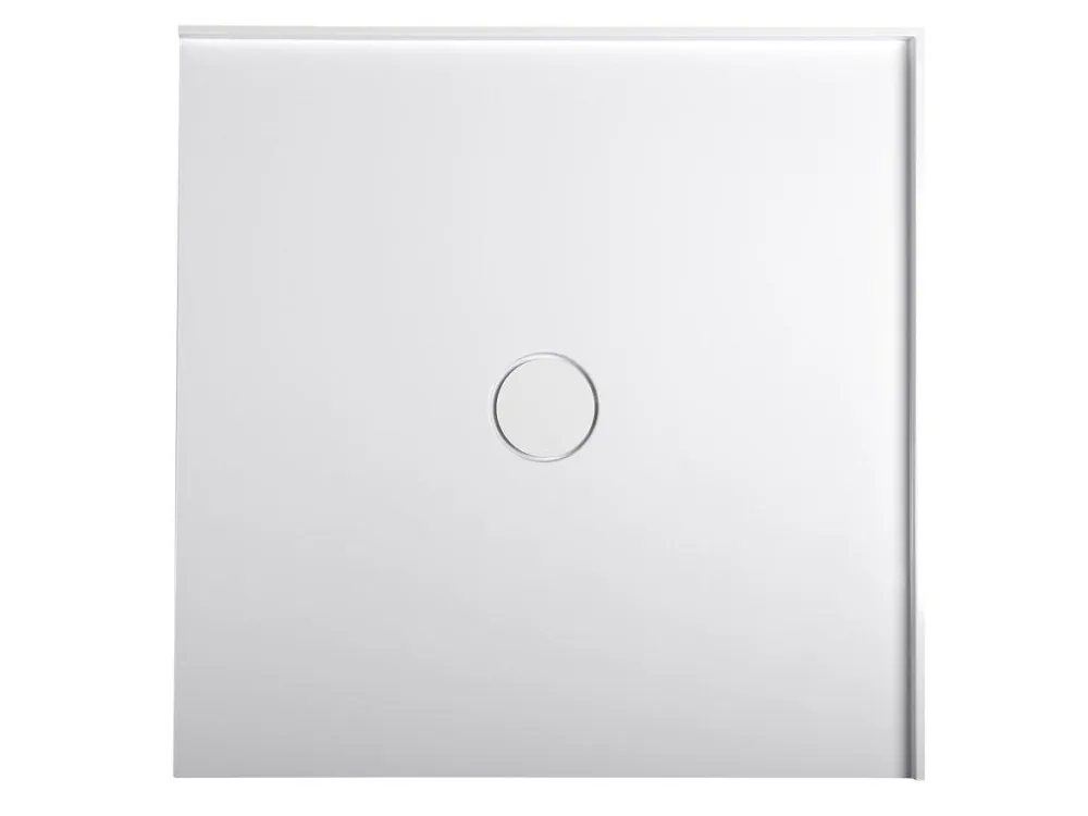 Přímo Od Výrobce MIRAI sprchová vanička z litého mramoru, čtverec 80x80x1,8cm, bílá