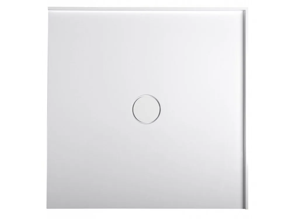 MIRAI sprchová vanička z litého mramoru, čtverec 90x90x1,8cm, bílá Oblíbený