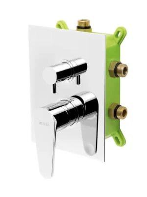 Nejprodávanější NOVASERVIS podomítková baterie s boxem 3 vývody, TITANIA FRESH BOX96051RX,0