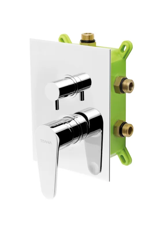 Nejprodávanější NOVASERVIS podomítková baterie s boxem 3 vývody, TITANIA FRESH BOX96051RX,0