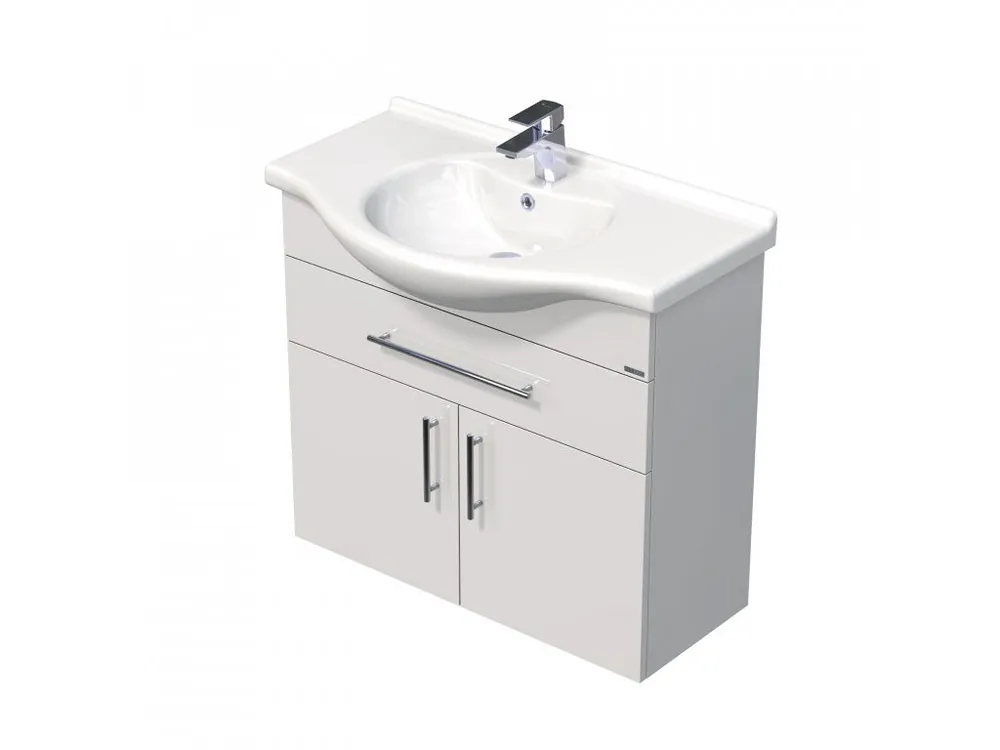 Značkový Intedoor IDEAL, koupelnová skříňka s umyvadlem - ID 85 1Z 2D