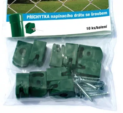 Rychlé Dodání Příchytka napínacího drátu, se šroubem - 10 ks