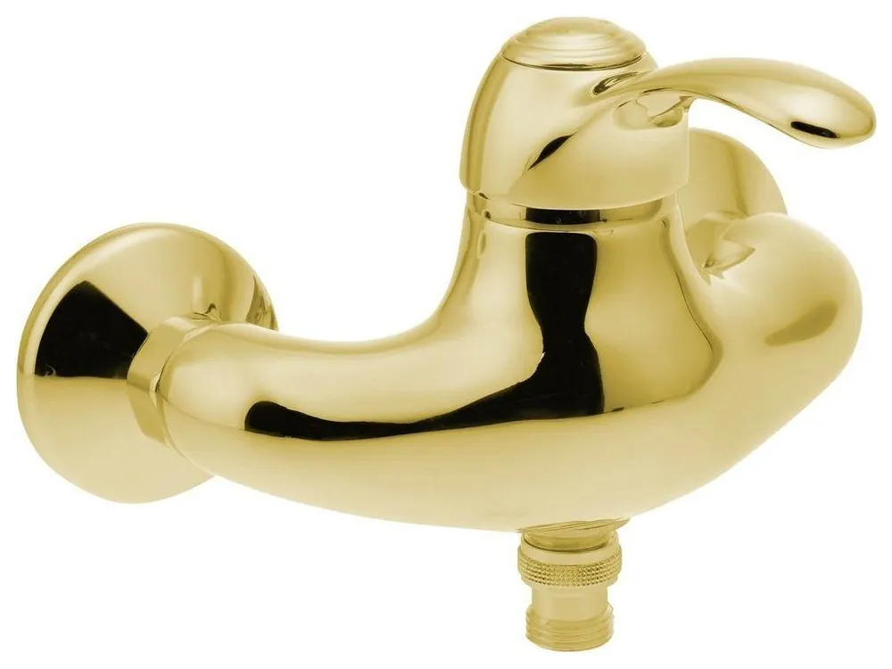 Značkový Sapho KIRKÉ nástěnná sprchová baterie, zlato KI11Z