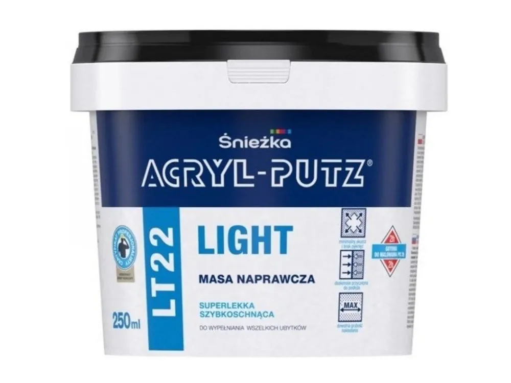 ACRYL-PUTZ® LT22 LIGHT superlehký opravný tmel Aktuální