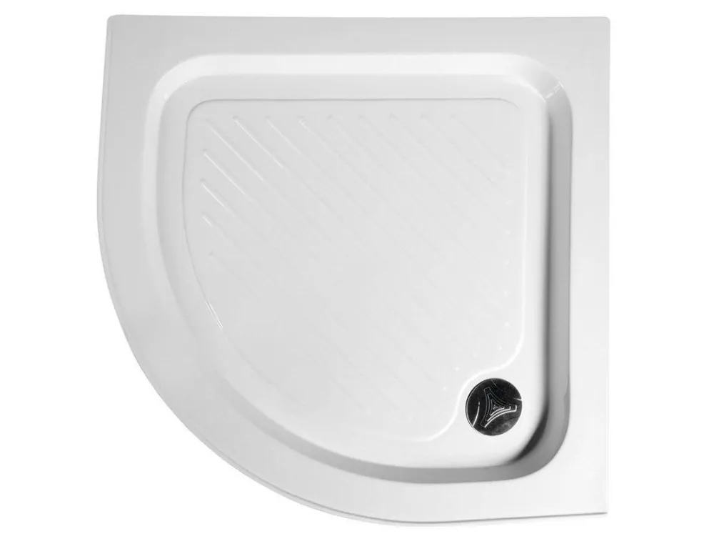 Značkový Sprchová samonosná vanička akrylátová, čtvrtkruh 90x90x15cm