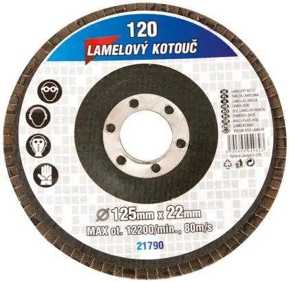 Kotouč lamelový 125 mm P80 Horká Nabídka