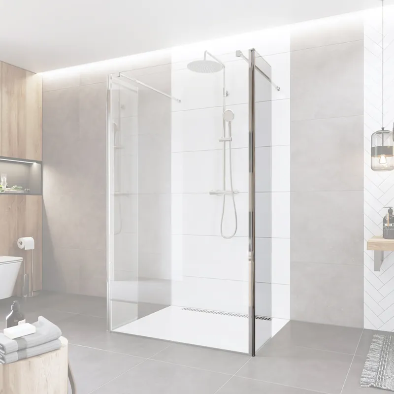 Kup Teď Mereo Boční díl pro WALK IN, Novea, 35 x  200 cm, chrom ALU, sklo Čiré