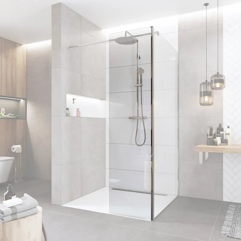 Nakupujte Hned Mereo Boční díl pro WALK IN, Novea, 50 x  200 cm, chrom ALU, sklo Čiré