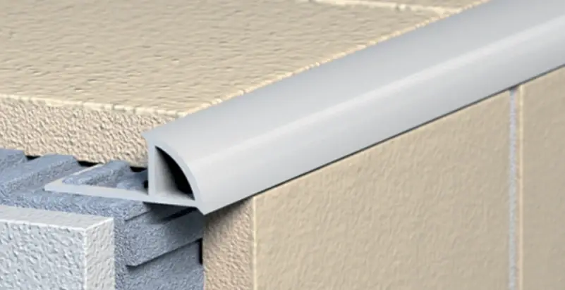 Zlevněný Lišta ukončovací Havos 10 mm/2,5 m PVC světle šedá