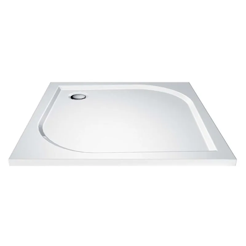 Nejlepší Volba Mereo Čtvercová sprchová vanička, 90x90x3 cm, bez nožiček, litý mramor