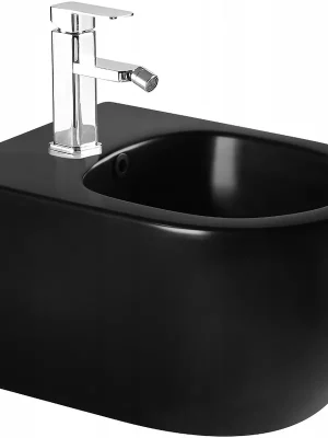 Značkový Závěsný bidet MEXEN CARMEN 49 cm - černý matný, 35884985