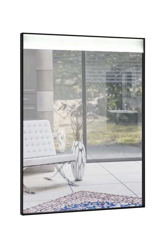 Značkový INTEDOOR Pineto zrcadlo v hliníkovém rámu s LED osvětlením PI ZS 120 S/B <span class="product-appendix"> + doprava zdarma + při platbě převodem sleva</span>