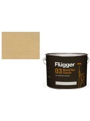 Značkový Flügger Wood Tex - Classic 03 Semi-transparent (dříve 96 Classic) - lazurovací lak- 10L -odstín U-602 <span class="product-appendix"> + dárek k objednávce nad 1000Kč</span>