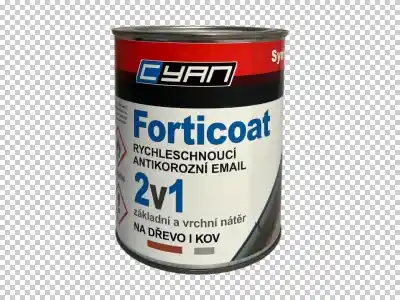 Aktuální FORTICOAT rychleschnoucí antikorozní email 2v1 RAL 9003 bílá signální pololesk 2,5 kg