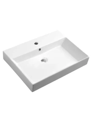 Sezónní Sleva Sapho KARE 60 keramické umyvadlo nábytkové 60x46 cm, bílá, 17060