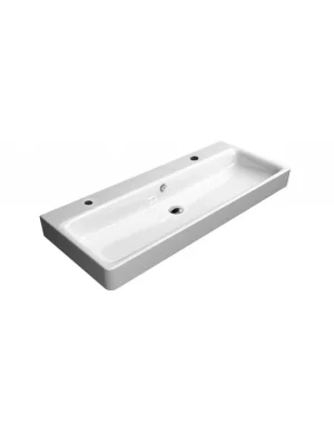 Ihned K Objednání Sapho SAND keramické umyvadlo 120x50 cm, 2 OTVORY, ExtraGlaze, 9024211 <span class="product-appendix"> + doprava zdarma</span>