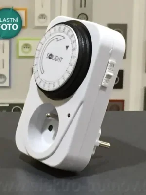 Poslední Šance GETI MF1 časovač denní s vypínačem do zásuvky (TS-MD3 *P5502)